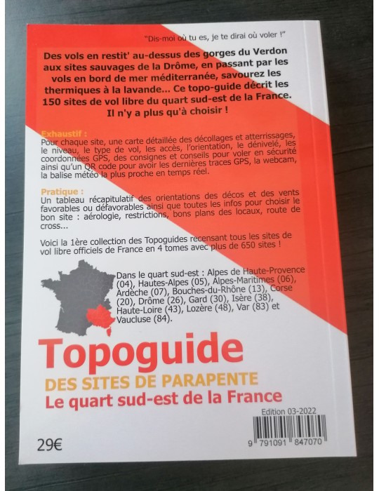 Topo Guide Quart Sud-Est