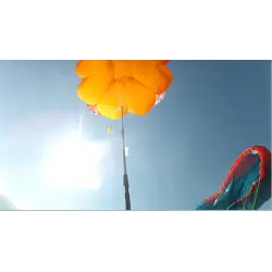 Parachute de secours - Companion SQR Classic - Vue de dessous en ouverture