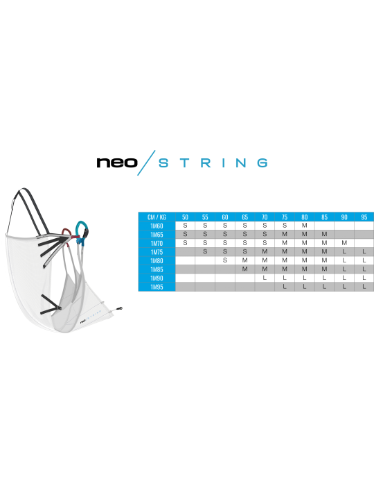 STRING 3.0 - NEO - Sellette de parapente string ultra-light