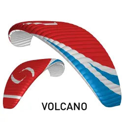 Voile de parapente en A/B/C Supair Eiko 2 - Couleur Volcano